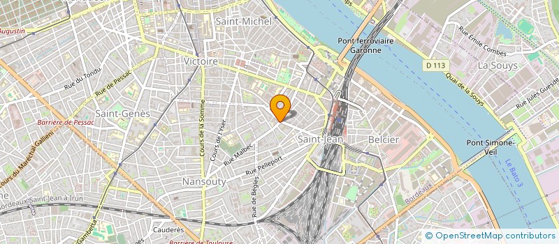 localisation de l'entreprise MONSIEUR AHMED BRAHIM  BORDEAUX