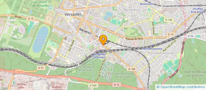 localisation de l'entreprise MONSIEUR AHMED BRAHIMI à VERSAILLES