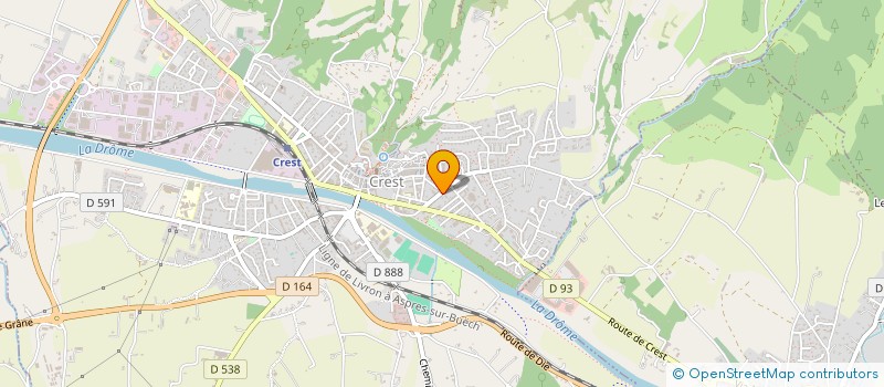 localisation de l'entreprise MONSIEUR AHMED BRIKI  CREST