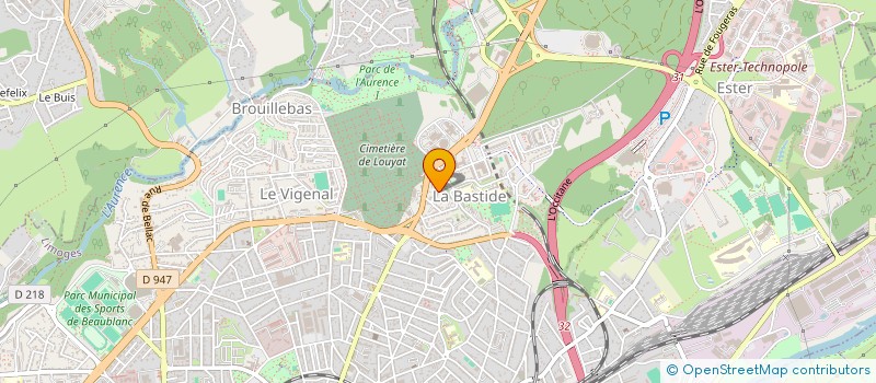 localisation de l'entreprise MONSIEUR AHMED BRIOUAL à LIMOGES