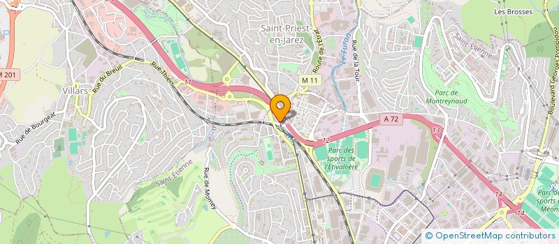 localisation de l'entreprise MONSIEUR AHMED BUSALHAM  SAINT-ETIENNE