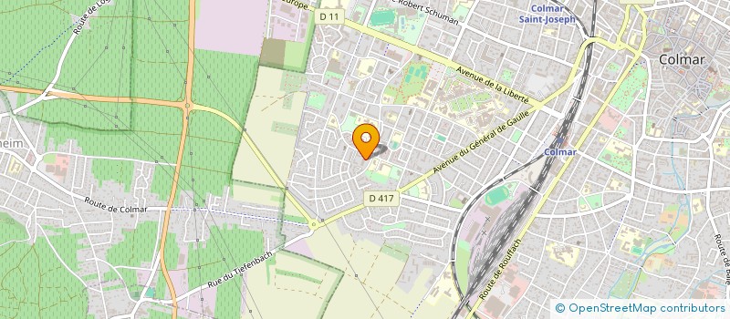 localisation de l'entreprise MONSIEUR AHMED CALI GEDI  COLMAR