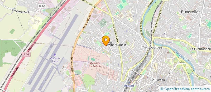 localisation de l'entreprise MONSIEUR AHMED CAMARA  POITIERS