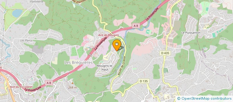 localisation de l'entreprise MONSIEUR AHMED CARRE  MOUGINS