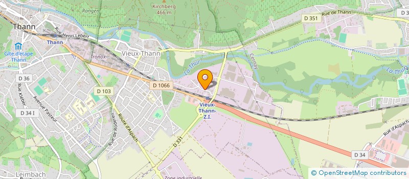 localisation de l'entreprise MONSIEUR AHMED CELIK  VIEUX-THANN