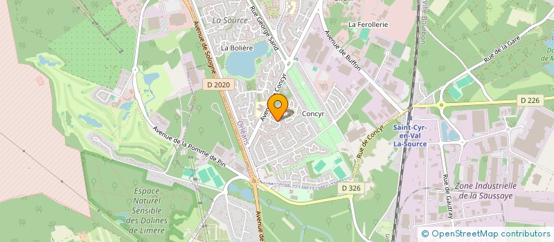 localisation de l'entreprise MONSIEUR AHMED CHAFFOUI à ORLEANS