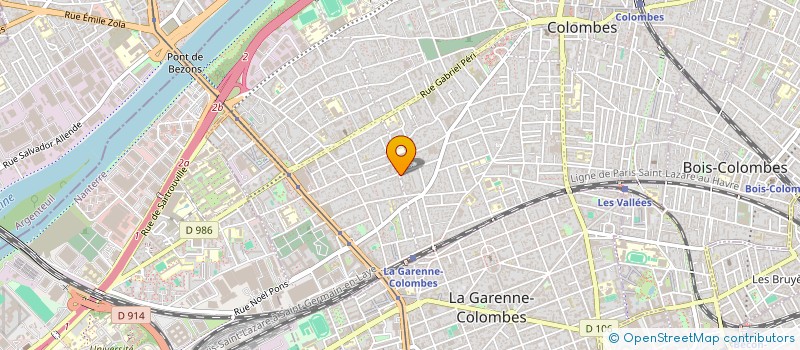 localisation de l'entreprise MONSIEUR AHMED CHAHBANI à COLOMBES