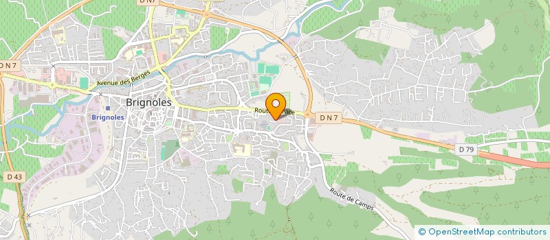 localisation de l'entreprise MONSIEUR AHMED CHAHBOUN  BRIGNOLES