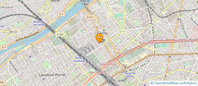 localisation de l'entreprise MONSIEUR AHMED CHAKOUR à CLICHY