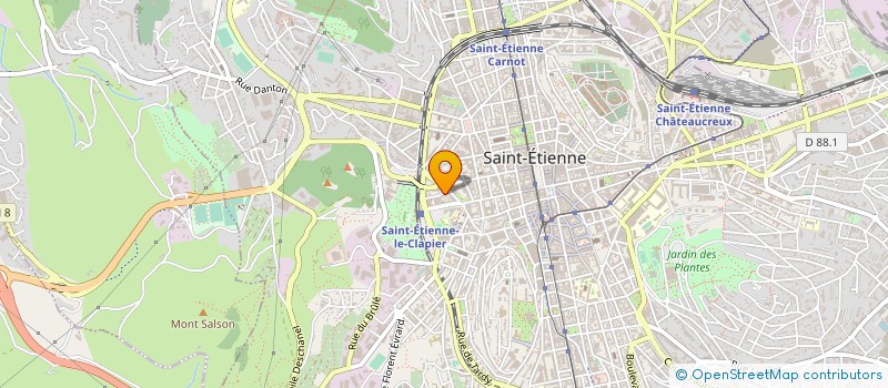 localisation de l'entreprise MONSIEUR AHMED CHALAL  LA TALAUDIERE