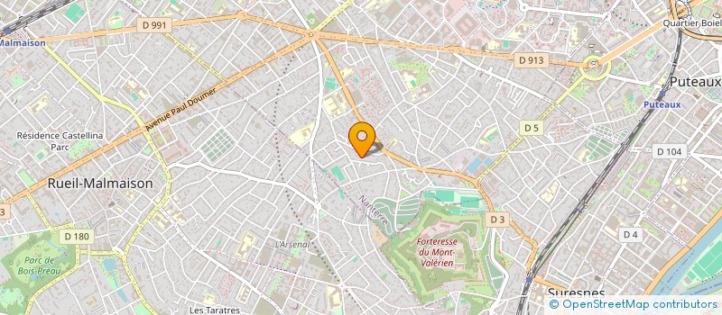 localisation de l'entreprise MONSIEUR AHMED CHAOUCHI  NANTERRE