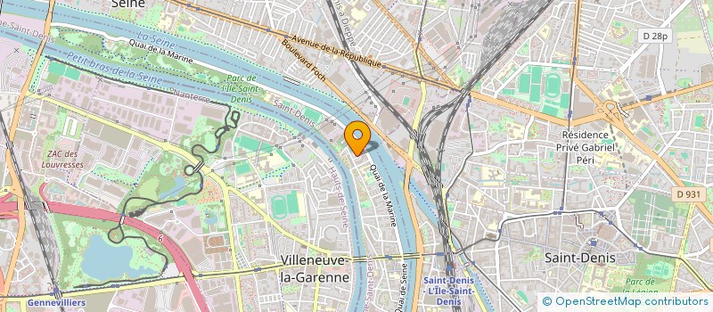 localisation de l'entreprise MONSIEUR AHMED CHAOUI  L'ILE-SAINT-DENIS