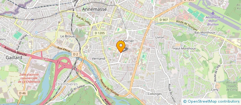 localisation de l'entreprise MONSIEUR AHMED CHARFEDDINE à ANNEMASSE