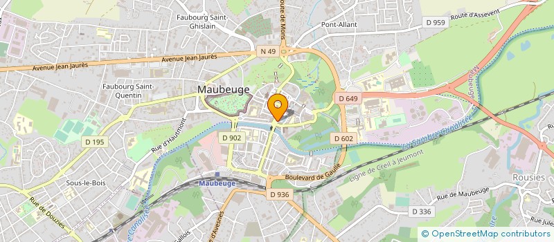 localisation de l'entreprise MONSIEUR AHMED CHEBBI à MAUBEUGE