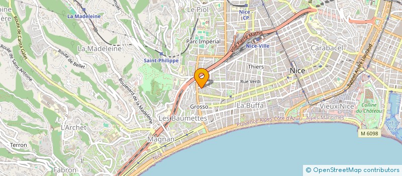 localisation de l'entreprise MONSIEUR AHMED CHEBIRA à NICE