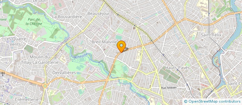 localisation de l'entreprise MONSIEUR AHMED CHELLAHI à NANTES