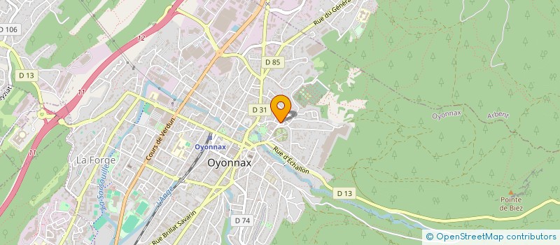 localisation de l'entreprise MONSIEUR AHMED CHEMCHANE à OYONNAX