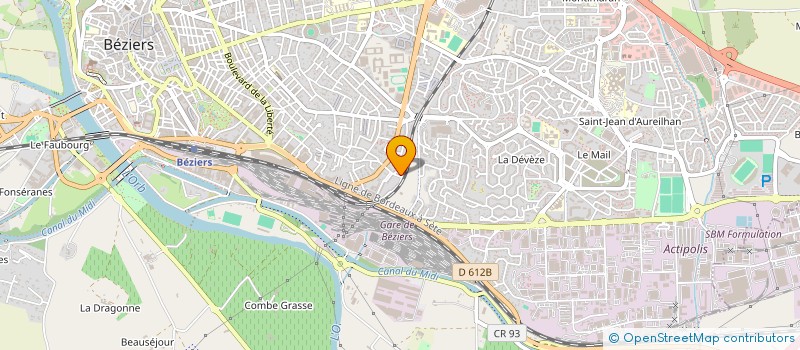 localisation de l'entreprise MONSIEUR AHMED CHENAFA  BEZIERS