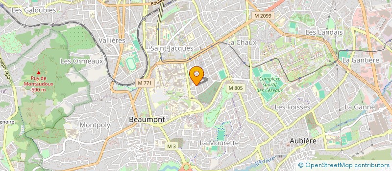 localisation de l'entreprise MONSIEUR AHMED CHENCHANE  CLERMONT-FERRAND