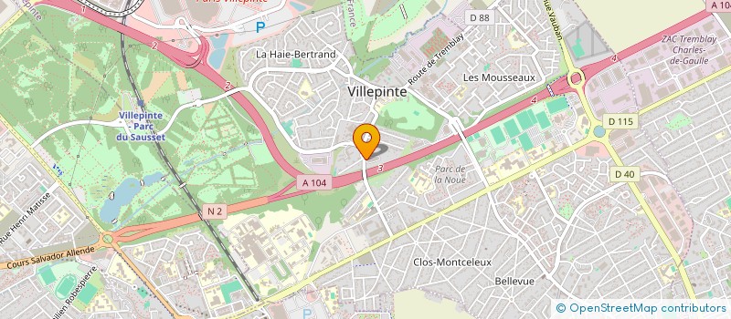 localisation de l'entreprise MONSIEUR AHMED CHERAIFIA à VILLEPINTE