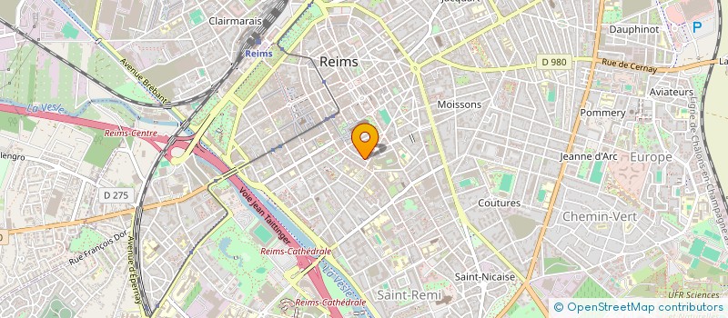 localisation de l'entreprise MONSIEUR AHMED CHERCHARI  REIMS