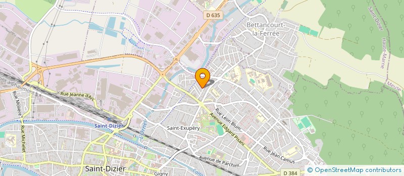 localisation de l'entreprise MONSIEUR AHMED CHERIF à SAINT-DIZIER