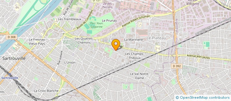 localisation de l'entreprise MONSIEUR AHMED CHERIF  SARTROUVILLE