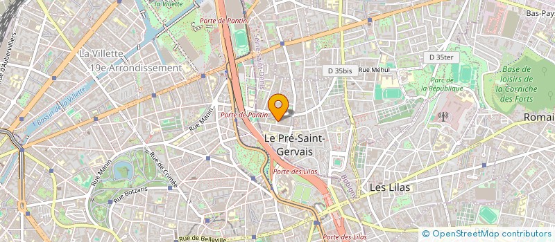 localisation de l'entreprise MONSIEUR AHMED CHERQAOUI à LE PRE-SAINT-GERVAIS