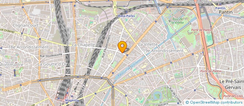 localisation de l'entreprise MONSIEUR AHMED CHERRATI  PARIS 19