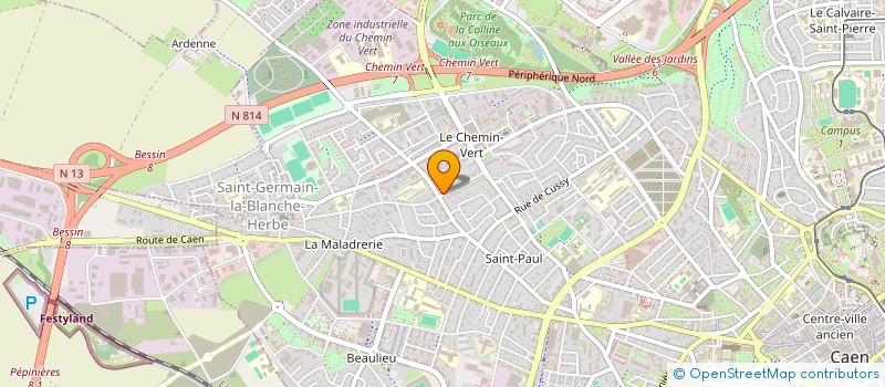 localisation de l'entreprise MONSIEUR AHMED CHETOUI à CAEN