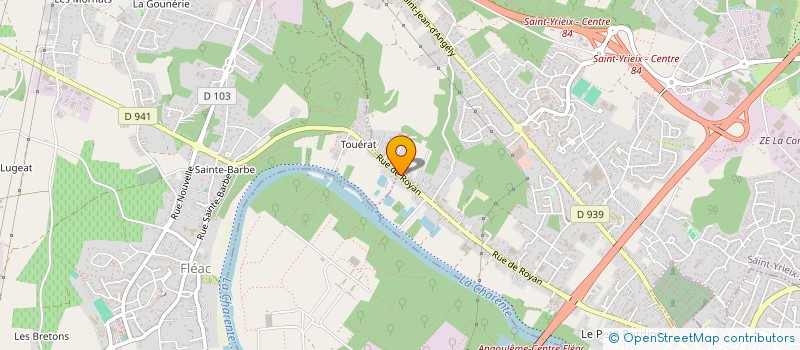 localisation de l'entreprise MONSIEUR AHMED CHETTABI à ANGOULEME
