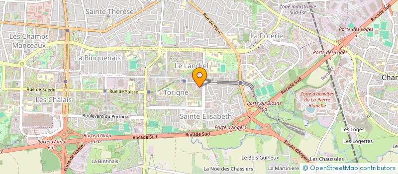 localisation de l'entreprise MONSIEUR AHMED CHIBANI  RENNES