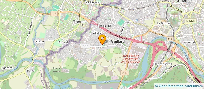 localisation de l'entreprise MONSIEUR AHMED CHIDMI  GAILLARD