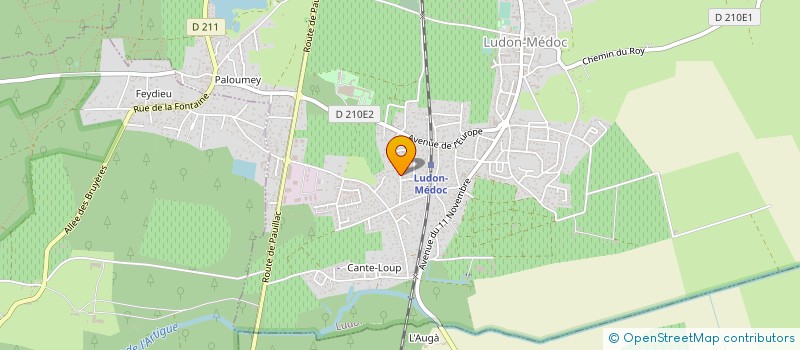 localisation de l'entreprise MONSIEUR AHMED CHMITI  LUDON MEDOC