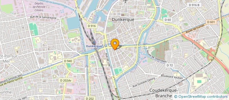 localisation de l'entreprise MONSIEUR AHMED CHOUAF à DUNKERQUE