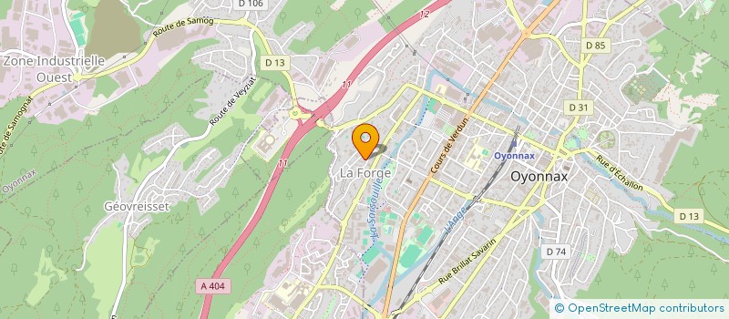 localisation de l'entreprise MONSIEUR AHMED CHOUBANE à OYONNAX