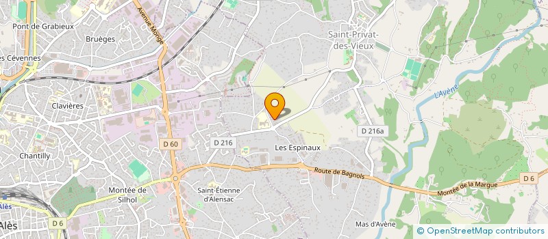 localisation de l'entreprise MONSIEUR AHMED DAAS  SAINT-PRIVAT-DES-VIEUX