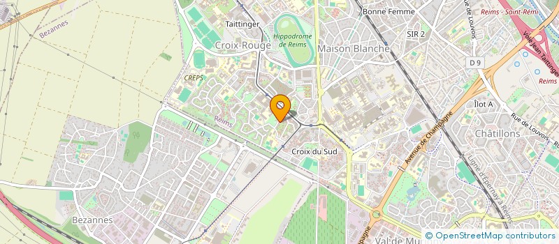 localisation de l'entreprise MONSIEUR AHMED DAHMANE  REIMS