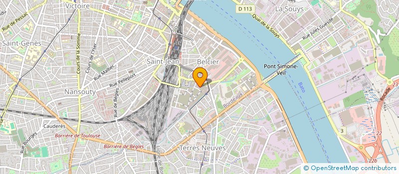 localisation de l'entreprise MONSIEUR AHMED DAHMANI LAAMIM  BORDEAUX