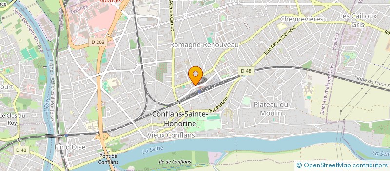 localisation de l'entreprise MONSIEUR AHMED DAKICHE à CONFLANS-SAINTE-HONORINE