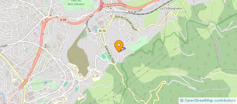 localisation de l'entreprise MONSIEUR AHMED DALI MOHAMMED  SAINT-ETIENNE