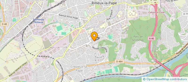 localisation de l'entreprise MONSIEUR AHMED DALIL AKIT  RILLIEUX-LA-PAPE