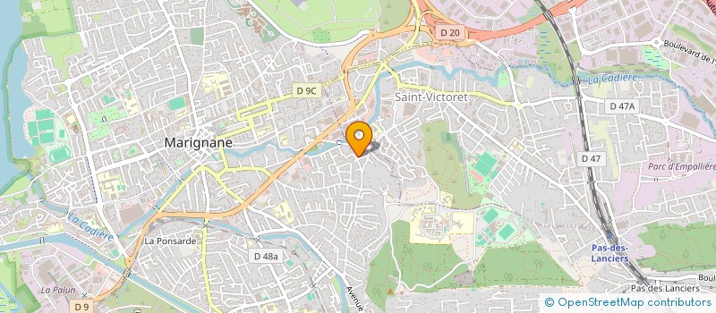 localisation de l'entreprise MONSIEUR AHMED DAMACHE  MARIGNANE