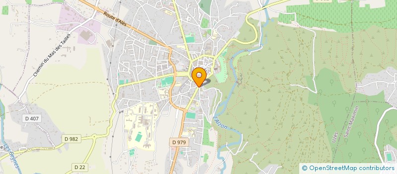 localisation de l'entreprise MONSIEUR AHMED DAOUD  UZES