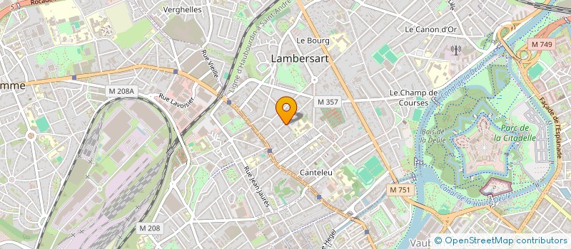 localisation de l'entreprise MONSIEUR AHMED DAREM  LAMBERSART