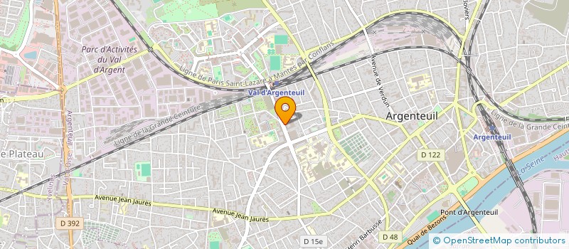 localisation de l'entreprise MONSIEUR AHMED DARI  ARGENTEUIL