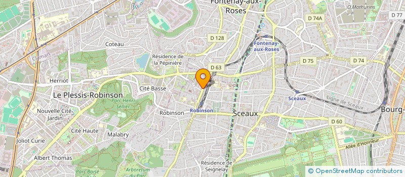 localisation de l'entreprise MONSIEUR AHMED DARWICHE à SCEAUX