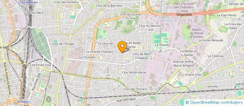 localisation de l'entreprise MONSIEUR AHMED DHIB à ORLEANS