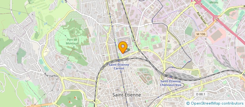 localisation de l'entreprise MONSIEUR AHMED DIABI à SAINT-ETIENNE