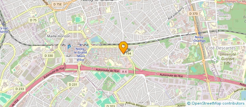 localisation de l'entreprise MONSIEUR AHMED DIABY à NOISY-LE-GRAND